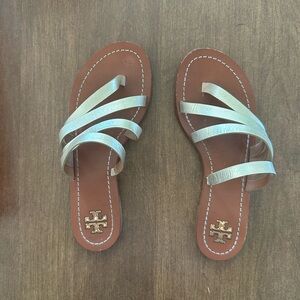 Tory Burch Women's Silver Sandals